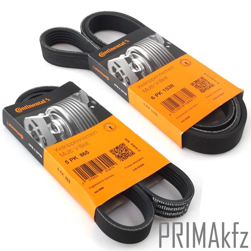 2x CONTI KEILRIPPENRIEMEN SATZ Passend Für BMW 3er E46 (318d+320d) 5er