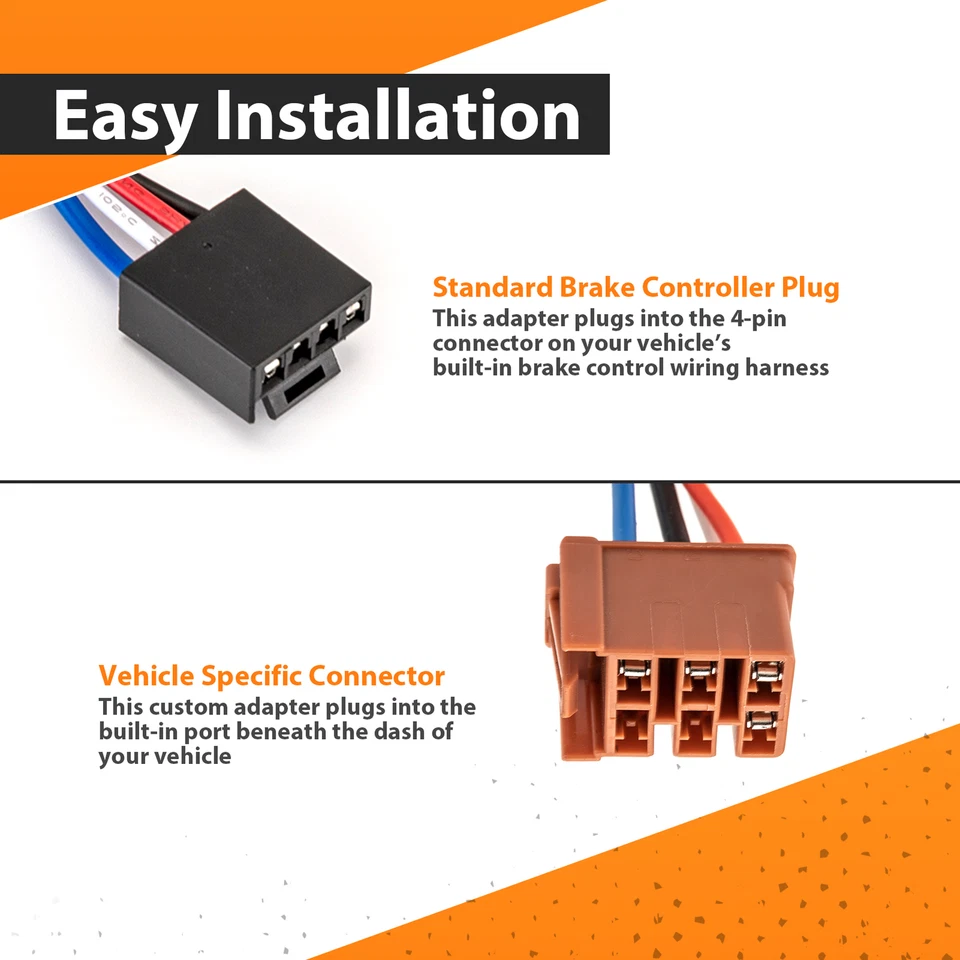 Cableado adaptador de control de freno para remolque Silverado & Sierra 1500/2500 1999-2002 Foto 3 de 4