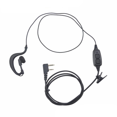 Dual PTT Earpiece Headset w/ Microphone Mic For Baofeng BF-UV5R UV82 UV82L UV-89 - Zdjęcie 2 z 12