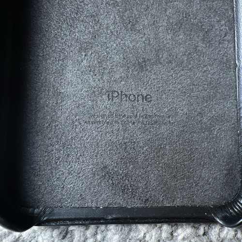 Genuine apple iphone 11 pro max Black leather case, Wallet, Black, Card Slots - Zdjęcie 2 z 11
