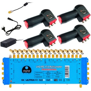 Digital-Multischalter-PMSE-17-8-Opticum-Rocket-Quattro-quatro-LNB-HD-Full-HD-3D