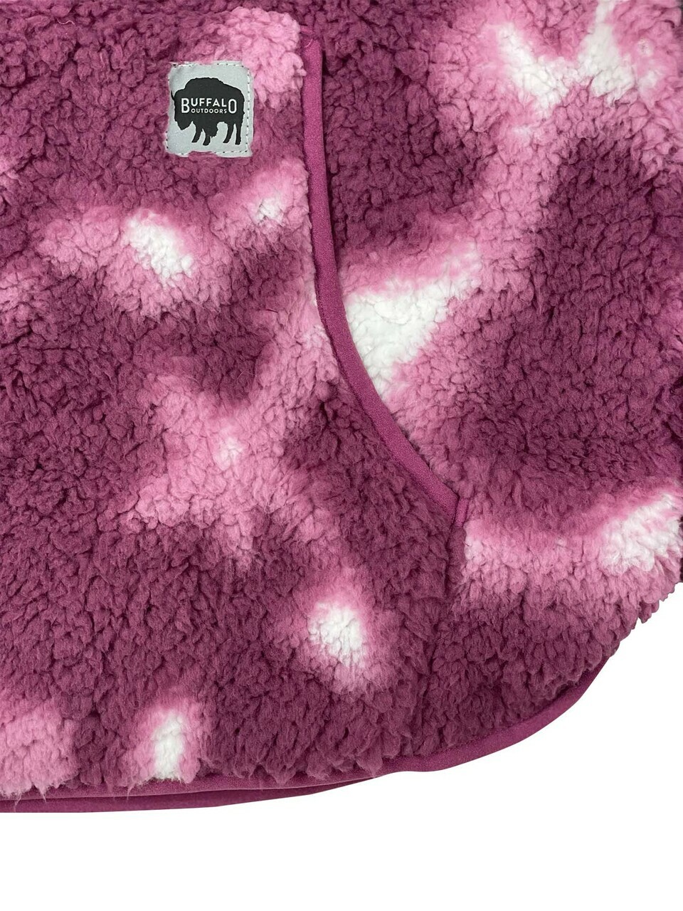 Buffalo Outdoors® Workwear Women's 1/4 Zip Tie-Dye Sherpa