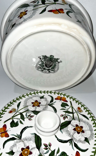Portmeirion England The Botanic Garden 2 Qt Casserole with Lid Spanish Gum - Picture 24 of 24