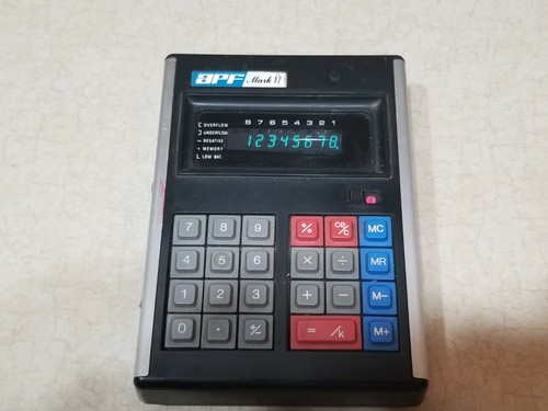 Calcolatrice APF vintage Mark VI anni 70 - funzionante - Foto 1 di 9