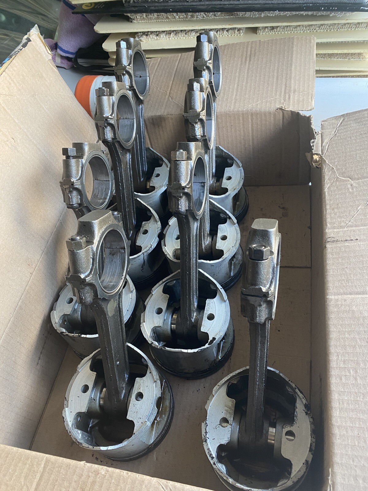 Mopar 440 connecting rods 2951908 And STD Bore Pistons eBay