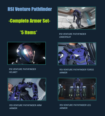 STAR CITIZEN - RSI VENTURE PATHFINDER COMPLETE ARMOR SET | eBay