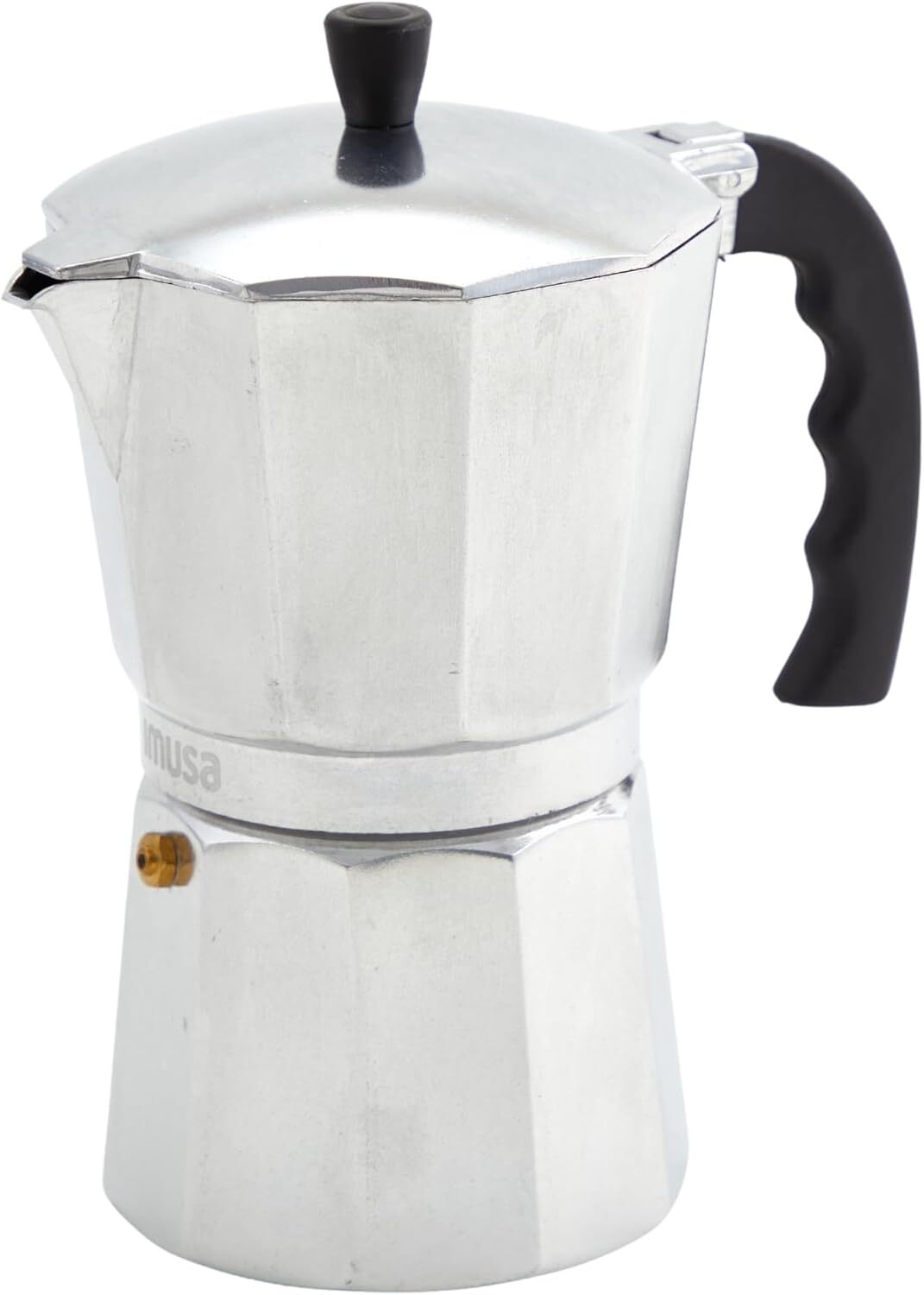 Aluminum Stovetop Espresso Maker, 3-Cup, Silver