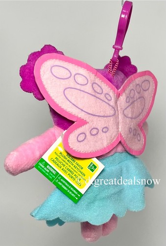 Sesame Street Mini Plush Abby Cadabby With Butterfly Wings Key Chain 6” Pink - Picture 5 of 8