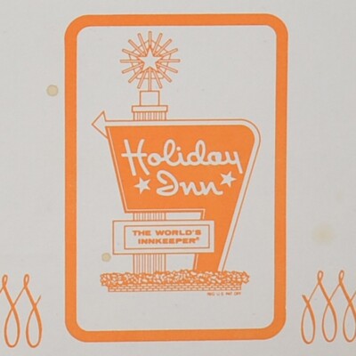 March 1976 Holiday Inn Restaurant Menu Pancake Waffle Toast Egg Omelette Cereal