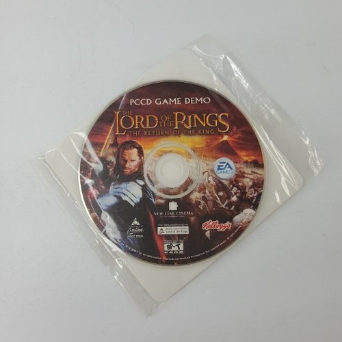 2003 KELLOGGS Promo Lord of the Rings: "The Return of the King." PCCD GAME Demo  - Picture 1 of 9