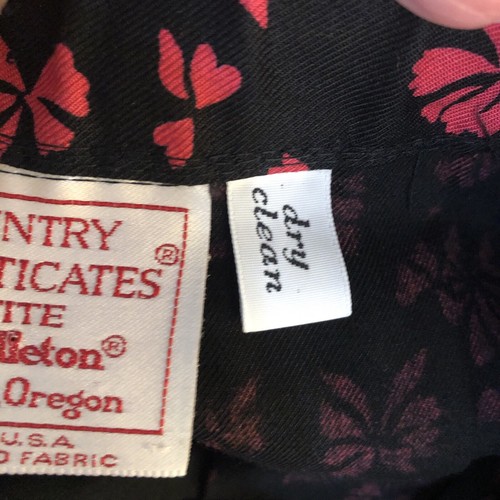 Vintage Pendleton Size 6Country Sophisticates Maxi Skirt Floral Prairie Cottage - Picture 7 of 7