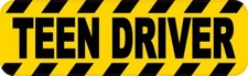 10in x 3in Teen Driver Magnet Car Truck Vehicle Magnetic Sign