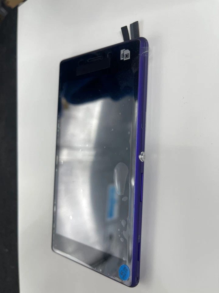 ?? Digitalizador de pantalla táctil LCD de repuesto con marco para Sony Xperia M2 - púrpura Foto 2 de 3
