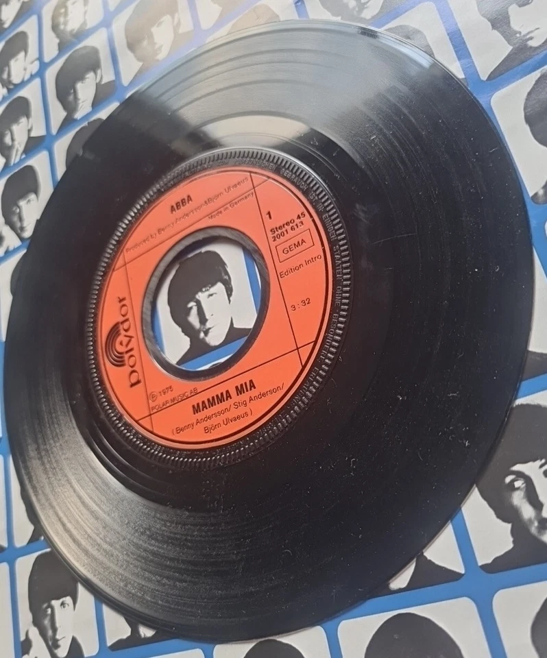 ABBA Mamma Mia Germany 1975 PS 7" Vinyl - Image 4 of 4