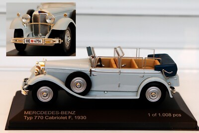 Mercedes Benz Typ 770 Cabriolet F, 1930 Limitiert mit OVP, WhiteBox 1:43