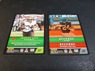 2022 Panini NFL Five TCG Nick Chubb U121 Uncommon/C89 Common Browns