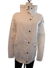 Zaful Forever Young Flight Denim Jacket Size L White Commanding Officer