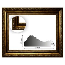 Barockrahmen gold fein verziert 842 ORO, verschiedene Varianten