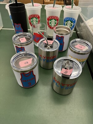 Lot Of Dayton Cups, Mugs And Water Bottles