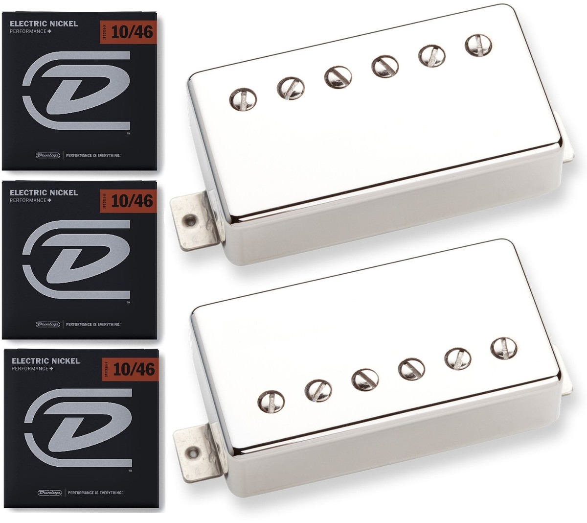 Seymour Duncan High Voltage Nickel Set Bridge & Neck + 3