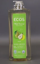 ECOS, Earth Friendly Products Dishmate Dishwashing Liquid Natural, Pear 25 Fl Oz