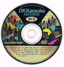 DK KARAOKE DKG-19 - ORIGINAL EDIT-A-VISION CD G - OUT OF PRINT  