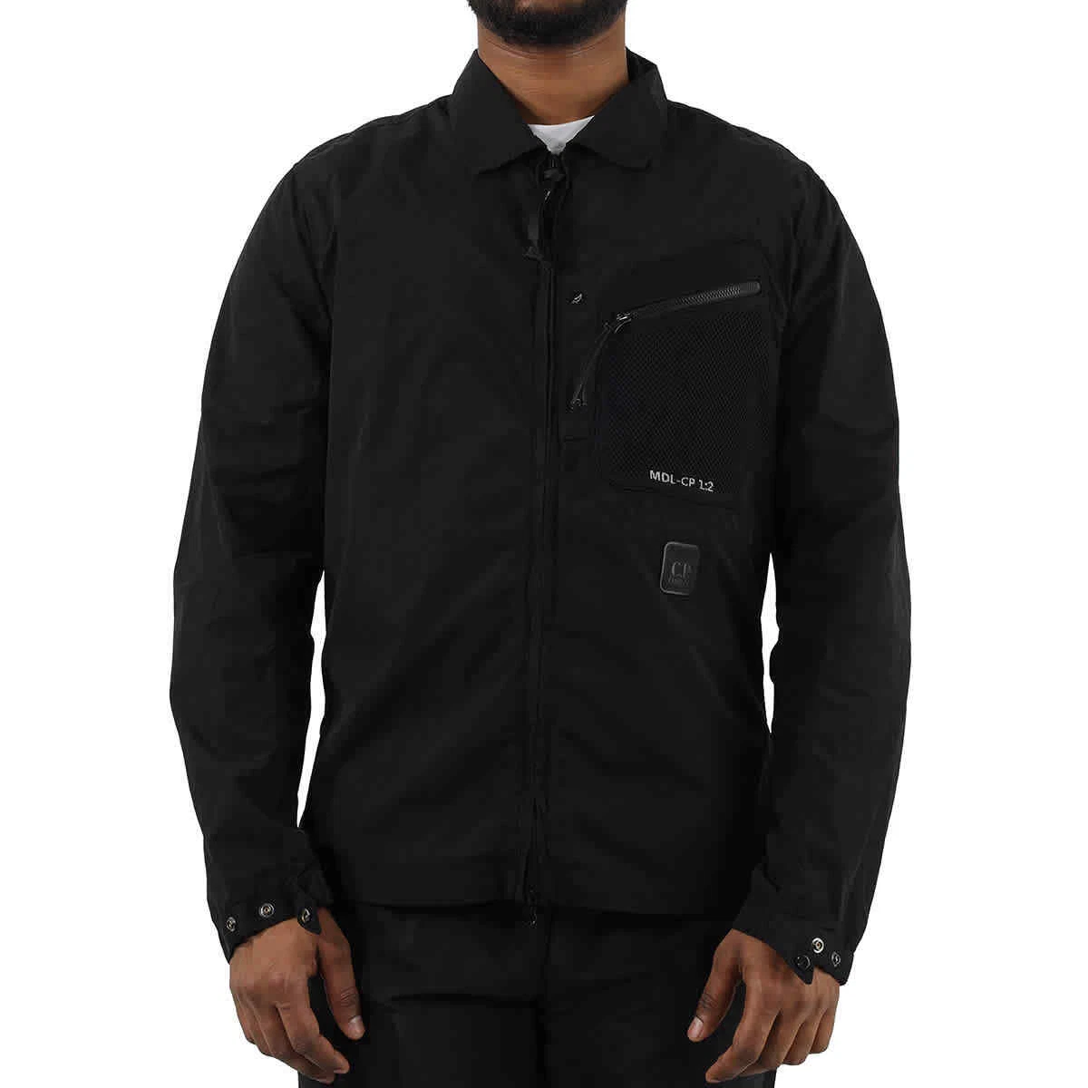 Cp company shop black overshirt