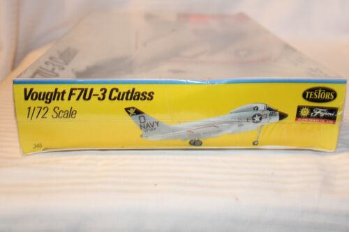 1/72 Scale Testors, Vought F7U-3 Cutlass Jet Airplane Model Kit #345 Sealed - Picture 2 of 3