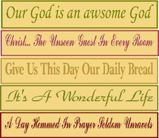  ITEM 5013 CHRIST 5 pc set Primitive Stencil 