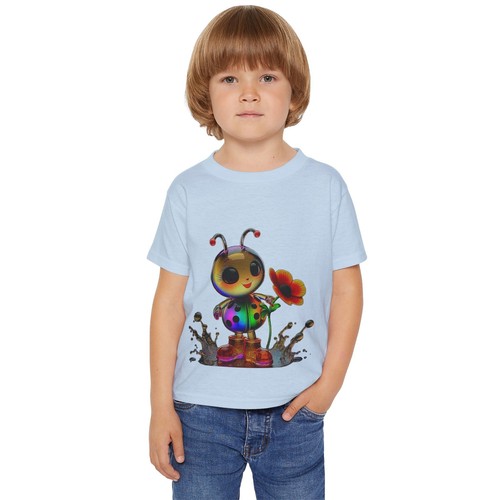 Heavy Cotton Toddler T-shirt LadyBug key to success Gift Kids Size: 2T-6T - Picture 10 of 21