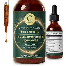 Lymphatic Drainage Liquid Drop Herbal Extracts - Reduce Swelling Detox Cleanse