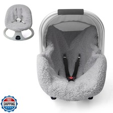 Infant Car Seat Liner, Winter Car Seat Cover Baby, Plush Fleece C