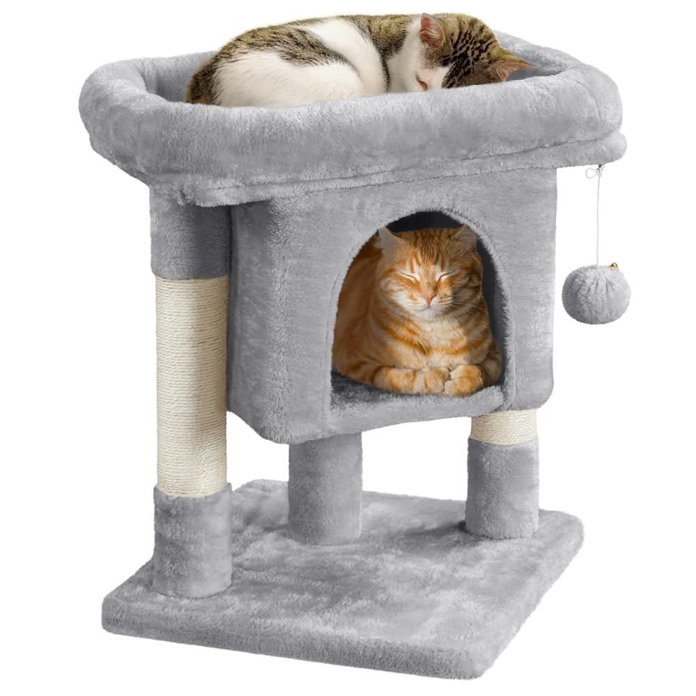 Yaheetech Tiragraffi Albero per Gatti con Posatoio Grande Graffiatoio per Gatti