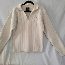 Polo Ralph Lauren Jeans Co RL American Flag Quarter Zip Sweater Men's Ivory L