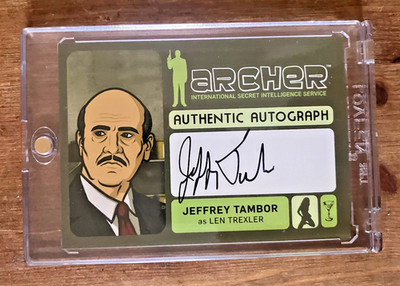 Archer Jeffrey Tambor as Len Trexler Autograph Auto Card A13 - 2014 Cryptozoic