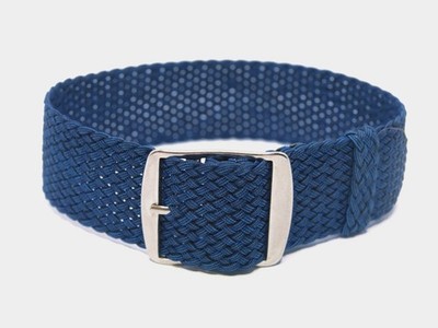 Perlon Uhrenarmband Navyblue 16 mm | 18mm |  20 mm | 22 mm div. Schließenfarben