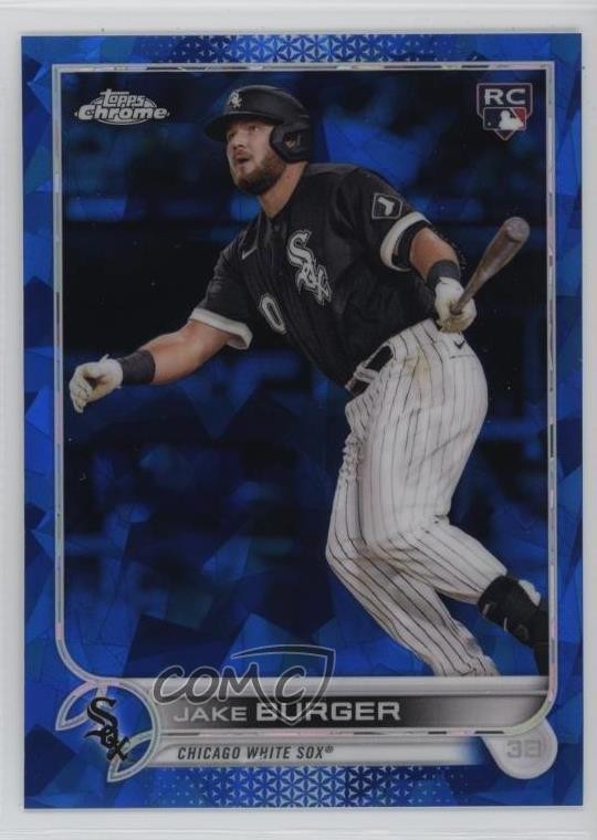 2022 Topps Chrome Sapphire Edition Jake Burger #186 13kb