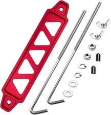 Battery Hold Down Sets,with Billet Aluminum Battery Tie Down Bracket and 18-8 30