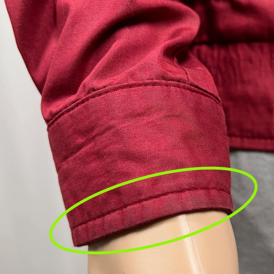 Chaqueta deportiva vintage años 80 Christian Dior Monsieur 42R roja retro cremallera frontal Foto 4 de 4