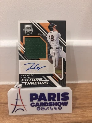 2021 Elite Extra Edition Future Threads Autograph #FRS-ZG Zack Gelof - Photo 1/2