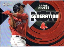 2022 Topps #GN-9 Rafael Devers Generation Now Red Sox