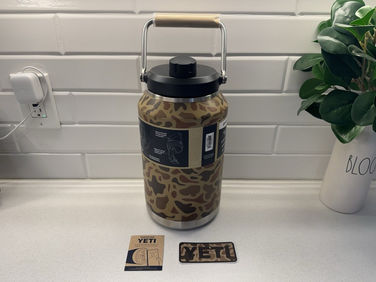 YETI Rambler One Gallon Jug - Wetlands Camo 🦆- Limited Edition