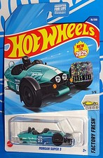 Hot Wheels Factory Set NEW 2025 Factory Fresh #15 Morgan Super 3 Aqua w/ AEROs