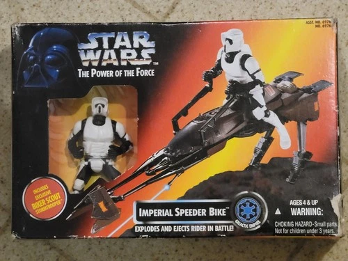 STAR WARS Imperial Speeder Bike & Stormtrooper KENNER 69765 NIB 1995