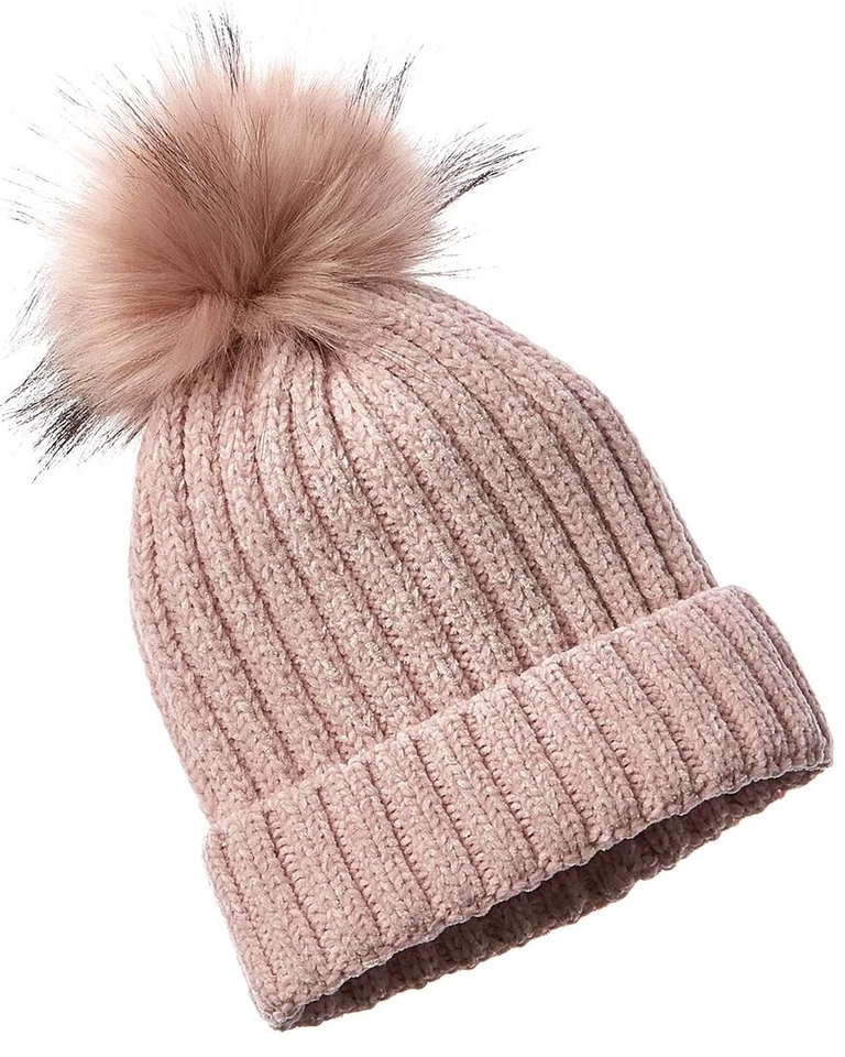 Gorro básico tejido rosa La Fiorentina para mujer