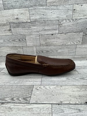Børn Men’s Brown Pebbled Leather Slip-On Loafers Size 9 Comfort Shoes Moc Toe Weston | Born Shoes main image 3