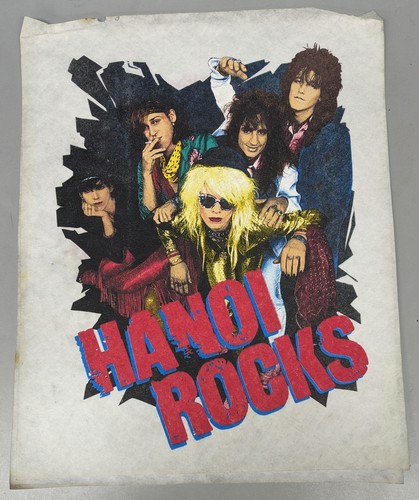 Hanoi Rocks Tshirt Vintage Poster Flag Promo Proof Pre-Production ...