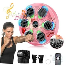 Music Boxing Machine for Kids and Teens Adults, Trainer Equipment with Target