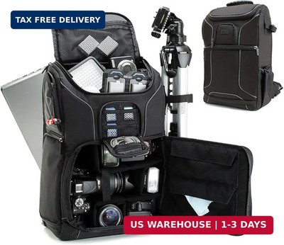 Professional Camera Backpack DSLR Photo Bag with Comfort Strap Design , Laptop ,