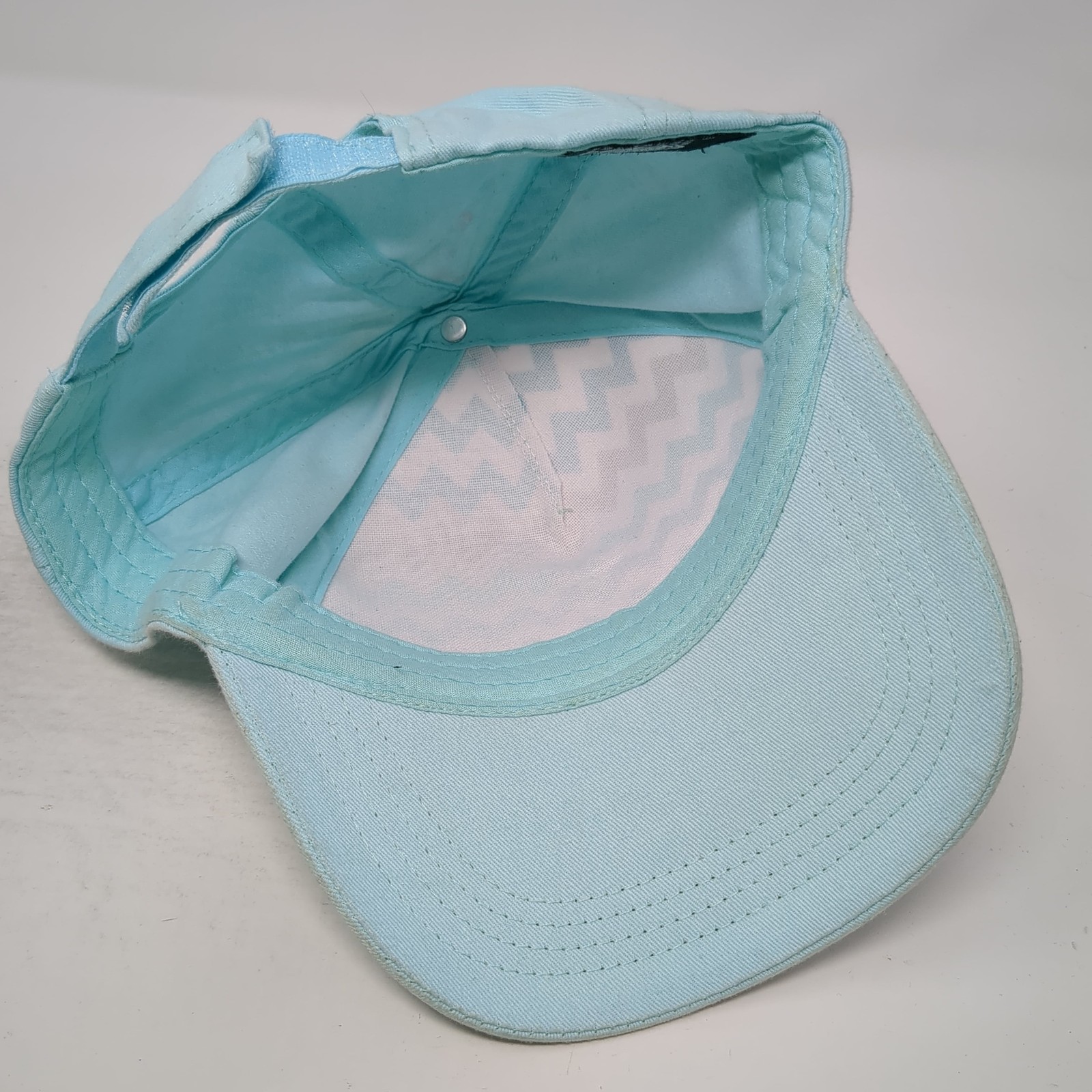 Chevron Pattern Strapback 5 Panel Cap Blue One Si… - image 8